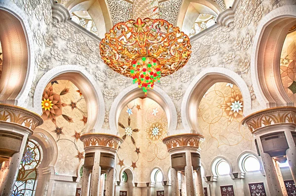 Shk Zayed Bin Nahyen Masjid Abu Dhabi — Foto Stock