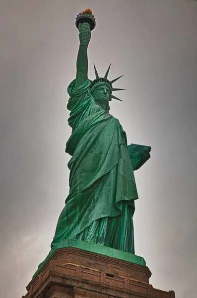 Faces Lady Liberty — Stock Photo, Image