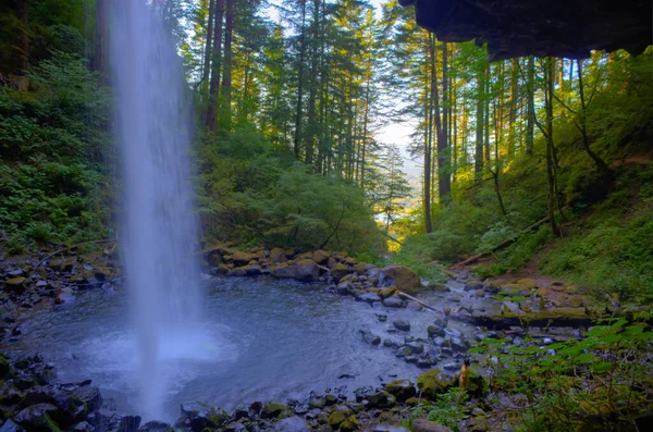 Einer Der Wasserfälle Der Columbia River Gorge Area — Stockfoto