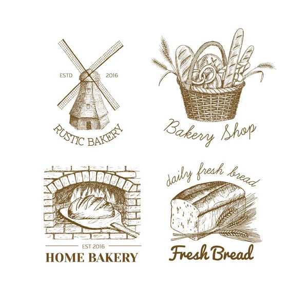 Bakery logos. — Stock Vector