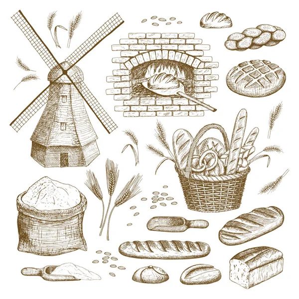 Illustrazione forno . — Vettoriale Stock