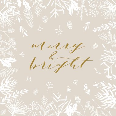 Noel tebrik kartı..