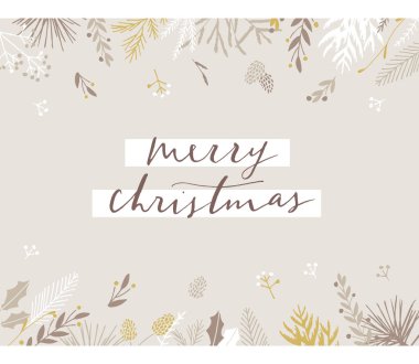 Noel tebrik kartı..