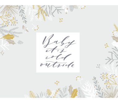 Noel tebrik kartı..