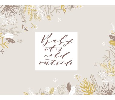 Noel tebrik kartı..