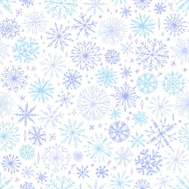 Kar tanesi pürüzsüz desen.