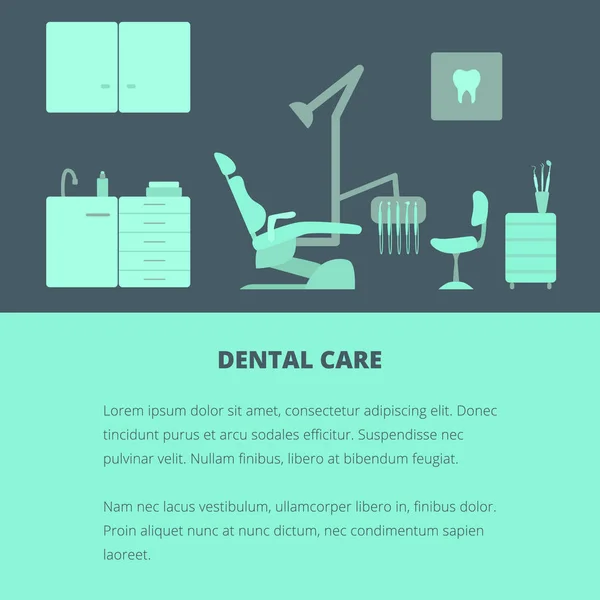 Cuidados dentários. —  Vetores de Stock