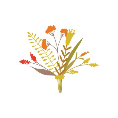 Vektör çiçek buketi.