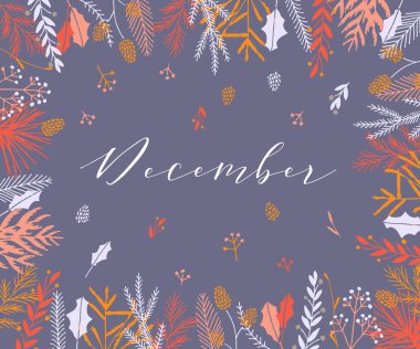 Kış bitkisi çerçevesi.