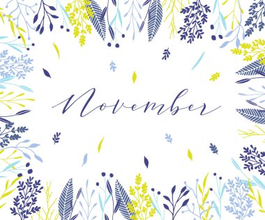 sonbahar bitki çerçeve.