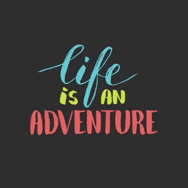 Vektör yazı alıntı.