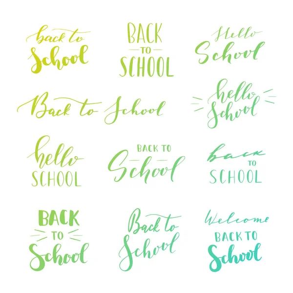 Phrases scolaires . — Image vectorielle