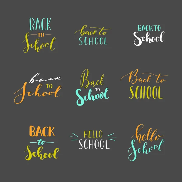Phrases scolaires . — Image vectorielle
