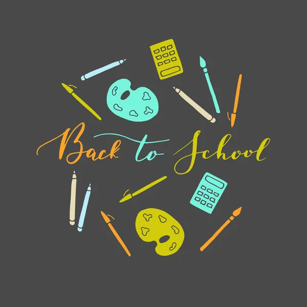 Schoolzinnen. — Stockvector