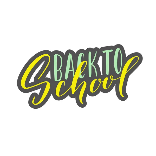 Terug naar school. — Stockvector