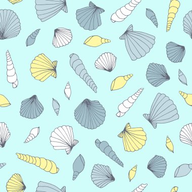 Kusursuz deniz kabuğu deseni.