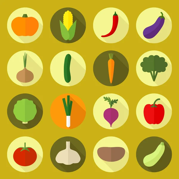 Gemüse-Set. — Stockvektor
