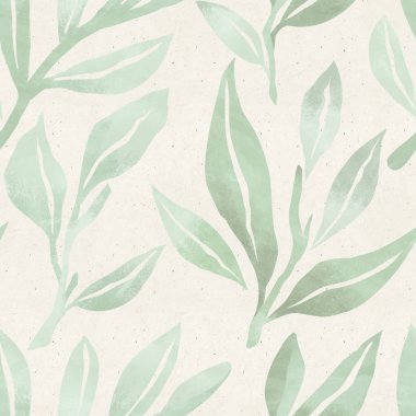 Renkli yapraklı desen