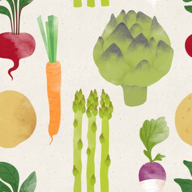 kesintisiz sebze desen