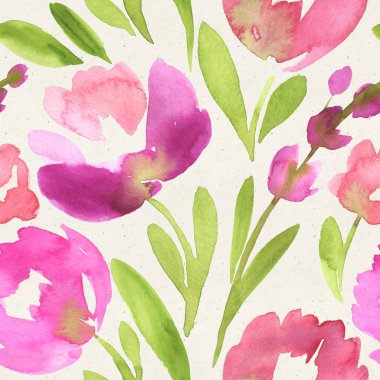 Kusursuz suluboya deseni