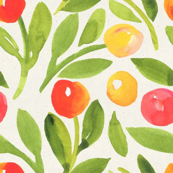 watercolor floral pattern