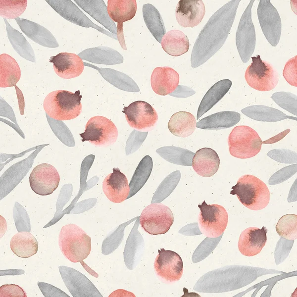Seamless watercolor floral pattern — Stock Photo, Image