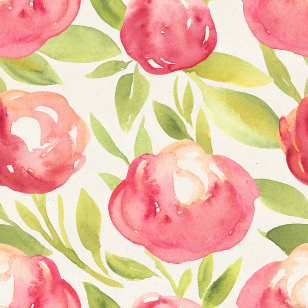 pattern with colorful flowers