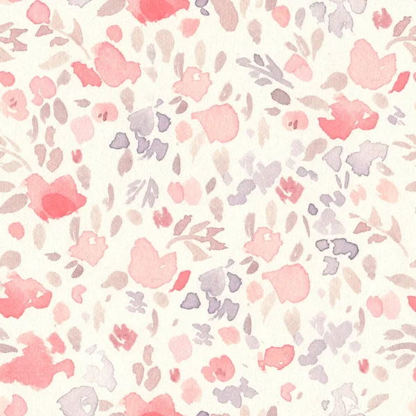 Patrón con flores de color rosa —  Fotos de Stock