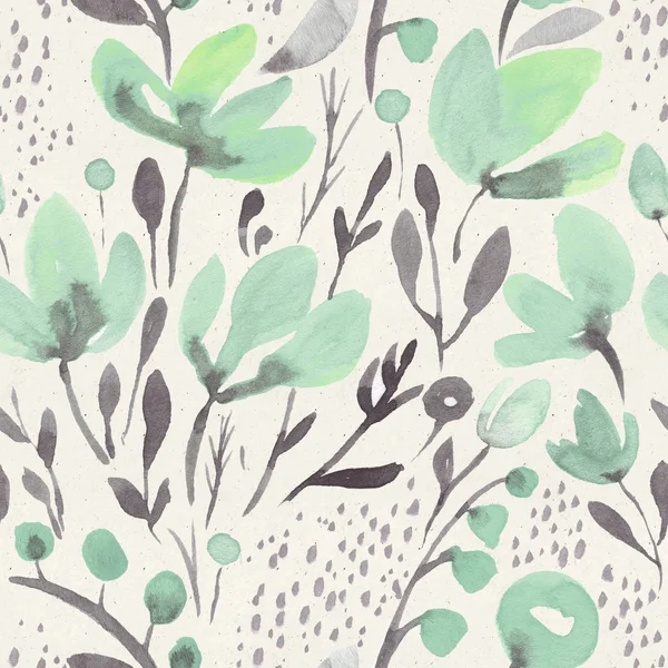 Seamless watercolor floral pattern