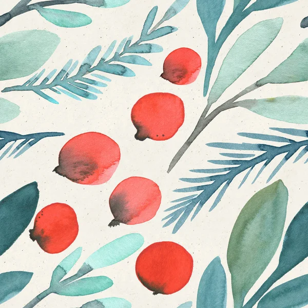 Seamless watercolor floral pattern