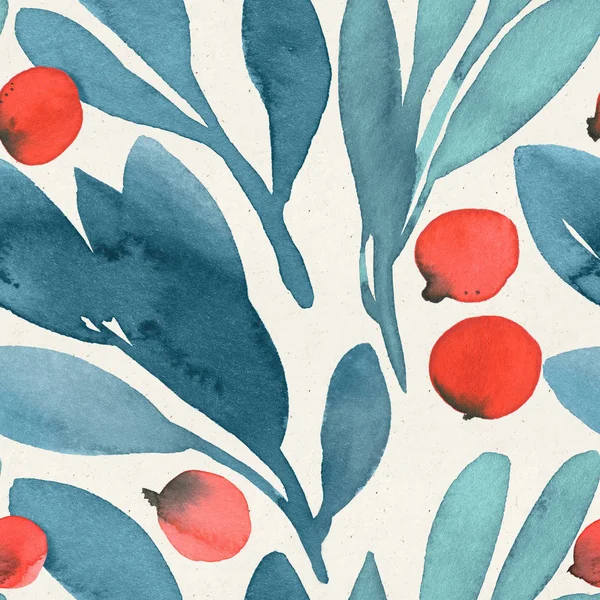 Seamless watercolor floral pattern