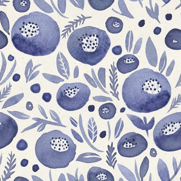 Pattern with violet flowers — Stock Photo, Image