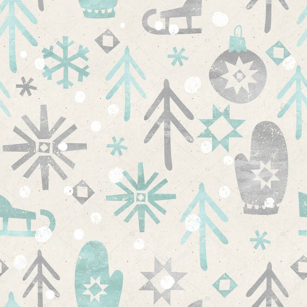Seamless Christmas pattern