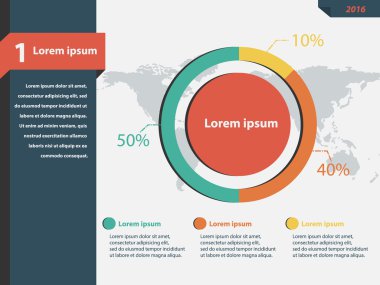 iş infographics illüstrasyon vektör.