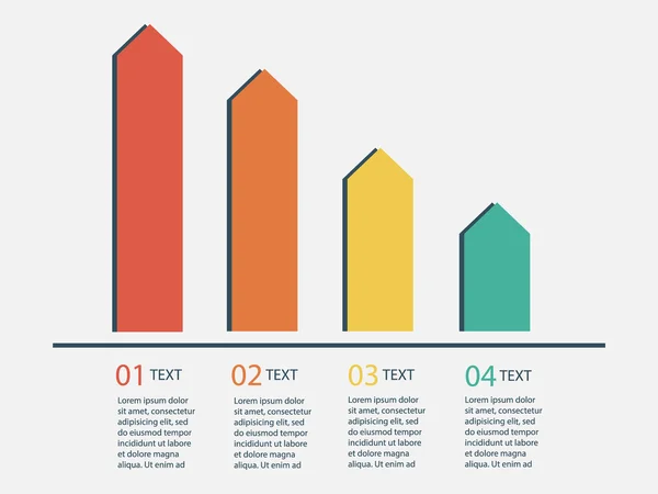 iş infographics illüstrasyon vektör.