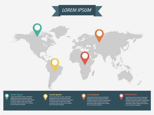 iş infographics illüstrasyon vektör.