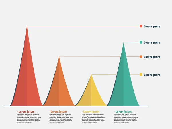 iş infographics illüstrasyon vektör.