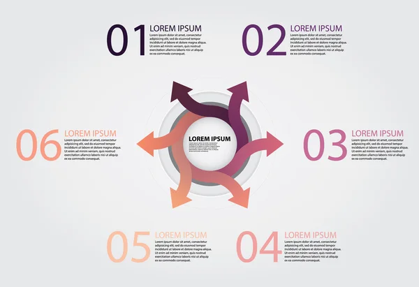 iş infographics illüstrasyon vektör.