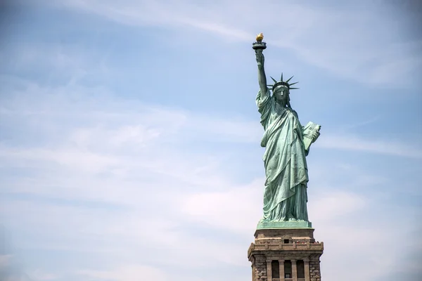 Standbeeld van Liberty New York Skyline Monument 6 — Stockfoto