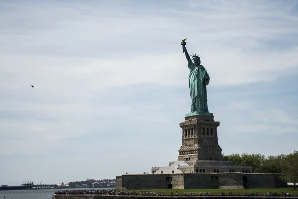 Statue of Liberty New York Skyline anıt 4 — Stok fotoğraf