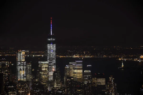 New York City USA Skyline la nuit Big Apple 6 — Photo