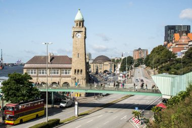Bağlantı noktası Hamburg Almanya en büyük endüstriyel Harbor 3
