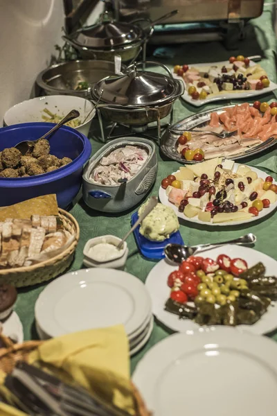 Parti Brunch büyük büfe gıda et sebze