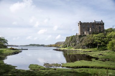 Loch Dunvegan Isle of Skye manzara İskoçya İngiltere