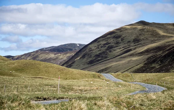Jazdy wyżyny góry Szkocja Uk 2 Road — Zdjęcie stockowe