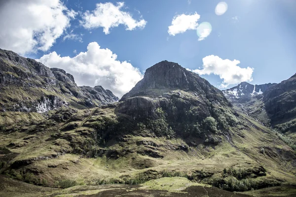 Glen Coe Highland Σκωτία φύση Πανόραμα 2 — Φωτογραφία Αρχείου