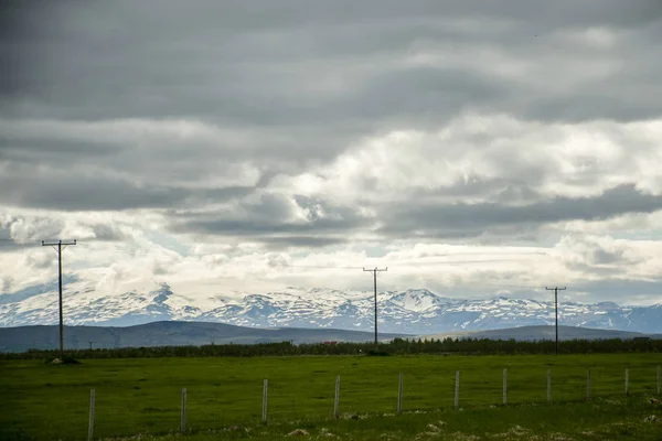 눈 빙하와 장엄한 풍경 아이슬란드 — 스톡 사진