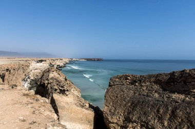coastside görünümü Taqah Yaylası şehir Salalah Dhofar Sultanlığı Umman 2