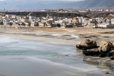 coastside görünümü Taqah Yaylası şehir Salalah Dhofar Sultanlığı Umman 11
