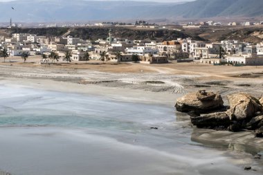 coastside view Taqah plateau City Salalah Dhofar Sultanate Oman 11 clipart